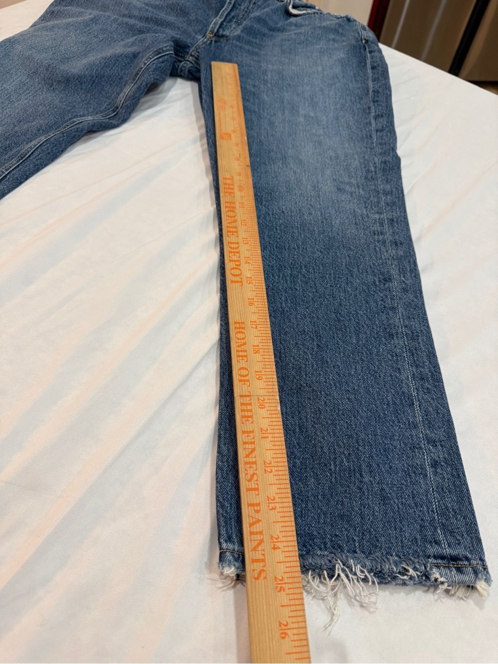 Agolde Riley High Rise Straight Crop In Frequency Size 30 - Picture 11 of 14